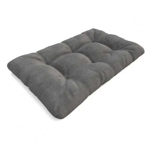 Pallet Garden Quilted Seat Cushion 120x80x15 Grey