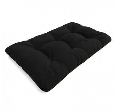 Pallet Garden Quilted Seat Cushion 120x80x15 Black