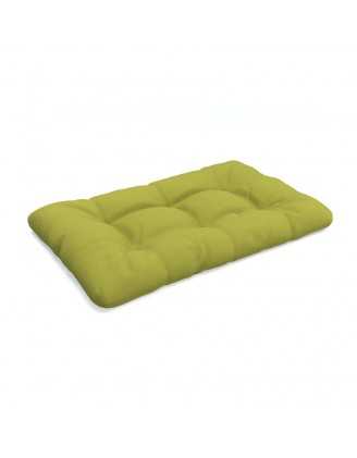 Pallet Seat Cushion, Quilted, 120x80 cm, Lime