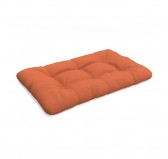 Pallet Seat Cushion, Quilted, 120x80 cm, Orange