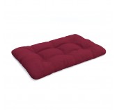 Pallet Seat Cushion, Quilted, 120x80 cm, Burgundy