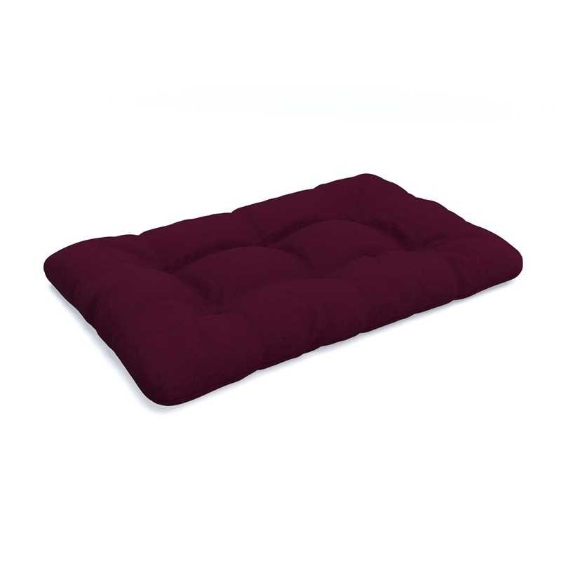 Pallet Seat Cushion, Quilted, 120x80 cm, Violet