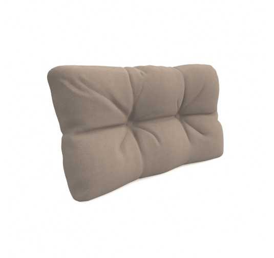 Pallet Garden Quilted Side Cushion 60x40x12 cm Beige