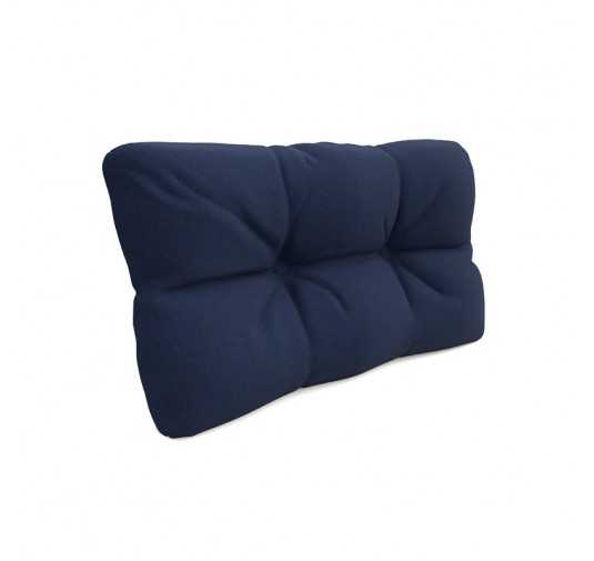 Pallet Garden Quilted Side Cushion 60x40x12 cm Dark Blue