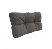 Pallet Garden Quilted Side Cushion 60x40x12 cm Grey