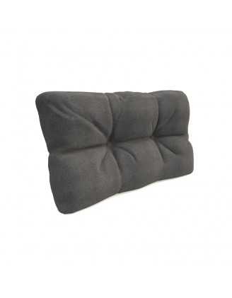 Pallet Garden Quilted Side Cushion 60x40x12 cm Grey
