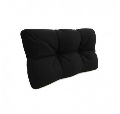 Pallet Garden Quilted Side Cushion 60x40x12 cm Black