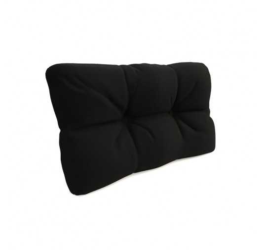 Pallet Garden Quilted Side Cushion 60x40x12 cm Black