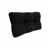 Pallet Garden Quilted Side Cushion 60x40x12 cm Black