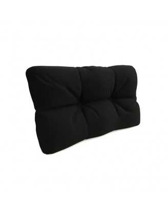 Pallet Garden Quilted Side Cushion 60x40x12 cm Black