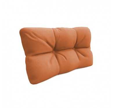 Pallet Side Cushion, Quilted, 60x40x12 cm, Orange