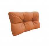 Pallet Side Cushion, Quilted, 60x40x12 cm, Orange