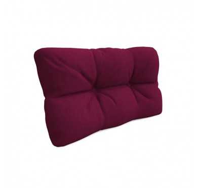 Pallet Side Cushion, Quilted, 60x40x12 cm, Violet