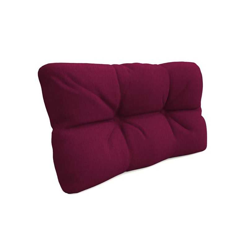 Pallet Side Cushion, Quilted, 60x40x12 cm, Violet