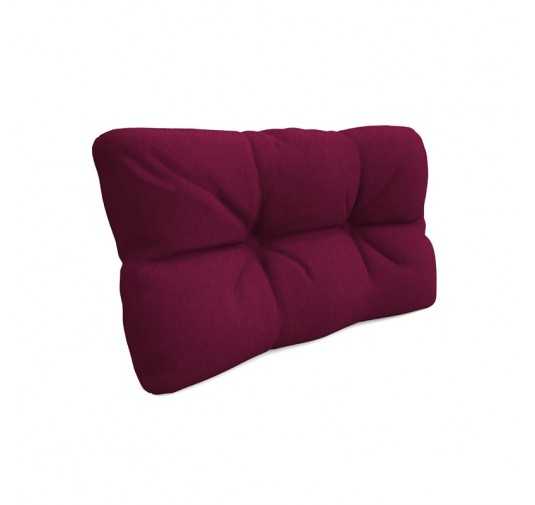 Pallet Side Cushion, Quilted, 60x40x12 cm, Violet