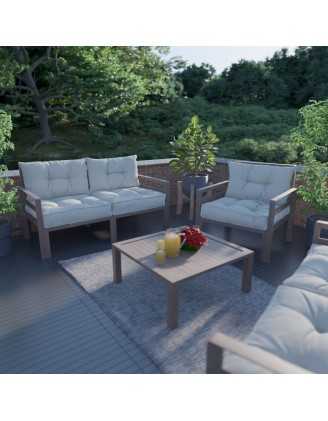 Garden Chair Seat Cushion Beige 50x50