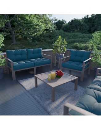 Garden Chair Seat Cushion Dark Green 60x60