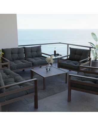 Garden Chair Seat Cushion Anthracite 70x70
