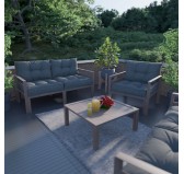 Garden Chair Back Cushion Anthracite 60x40