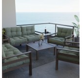 Garden Chair Seat Cushion, Green 70x70