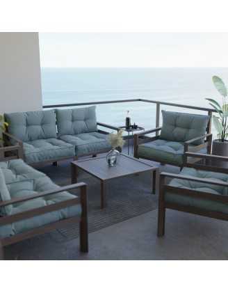 Garden Chair Back Cushion, Blue 70x40
