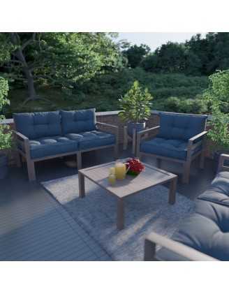 Garden Chair Seat Cushion, Dark Blue 70x70