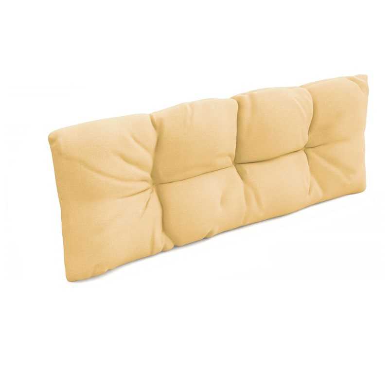 Pallet Backrest Cushion, Water-Resistant, Quilted, 120x40x12 cm, Beige