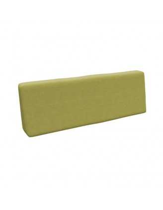Pallet Backrest Cushion, 120x40x20/10 cm, Lime