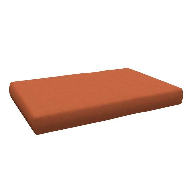 Pallet Seat Cushion, 120x80 cm, Orange
