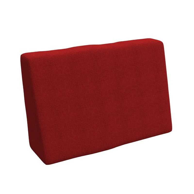 Pallet Side Cushion, 60x40x20/10 cm, Red