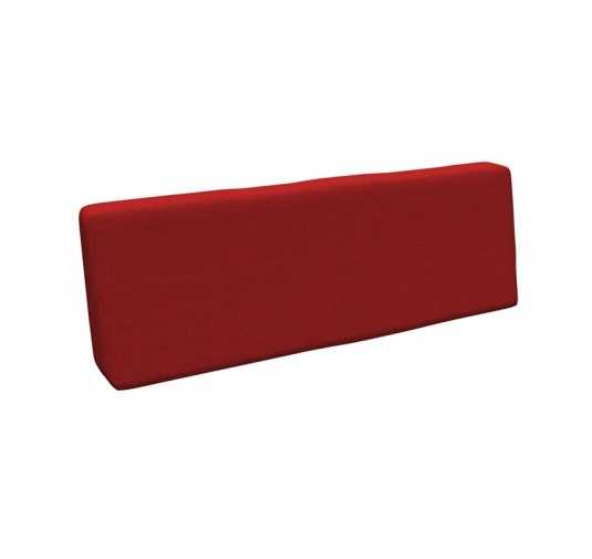 Pallet Backrest Cushion, 120x40x20/10 cm, Red