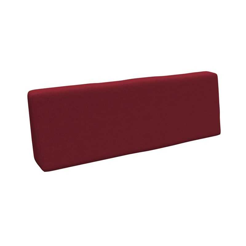 Pallet Backrest Cushion, 120x40x20/10 cm, Burgundy