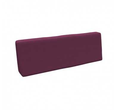 Pallet Backrest Cushion, 120x40x20/10 cm, Violet