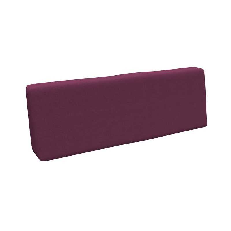 Pallet Backrest Cushion, 120x40x20/10 cm, Violet