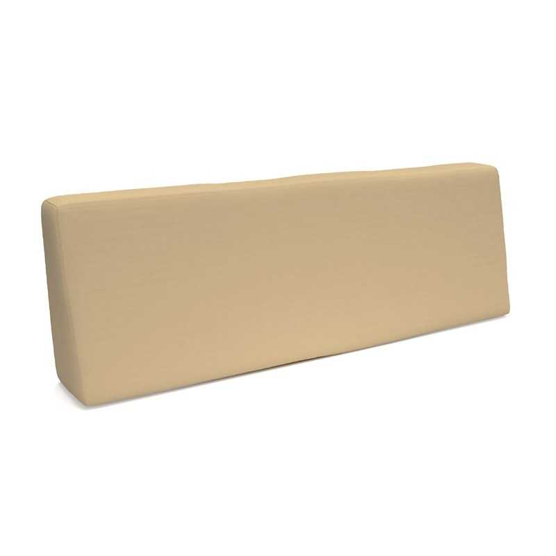 Pallet Garden Backrest Cushion Water-Resistant 120x40x20/10 Beige