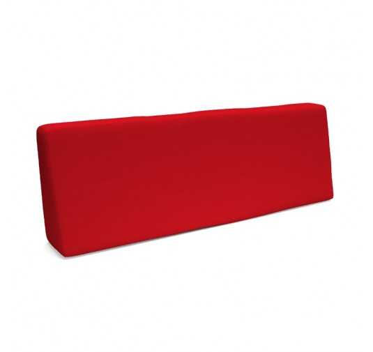 Pallet Garden Backrest Cushion Water-Resistant 120x40x20/10 Red