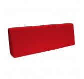 Pallet Garden Backrest Cushion Water-Resistant 120x40x20/10 Red