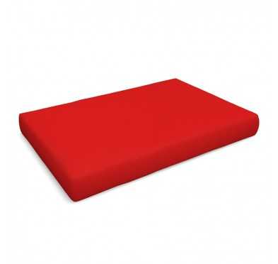 Pallet Garden Seat Cushion Water-Resistant 120x80x15 Red