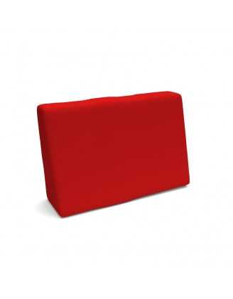 Pallet Garden Side Cushion Water-Resistant 60x40x20/10 Red