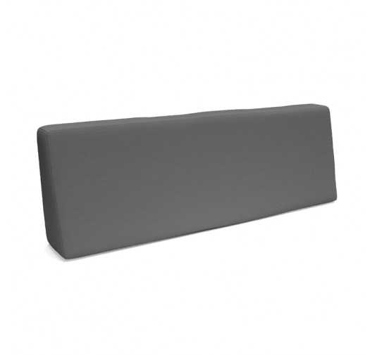 Pallet Garden Backrest Cushion Water-Resistant 120x40x20/10 Grey