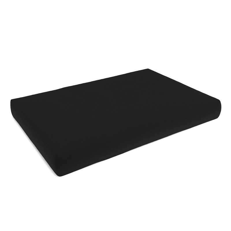 Pallet Garden Seat Cushion Water-Resistant 120x80x15 Black