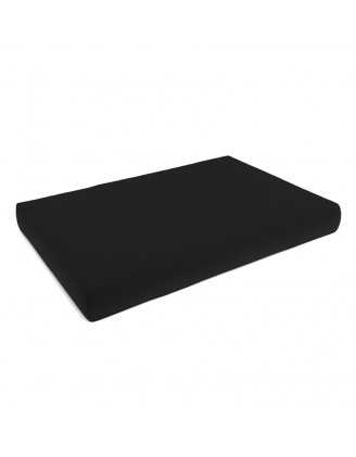 Pallet Garden Seat Cushion Water-Resistant 120x80x15 Black