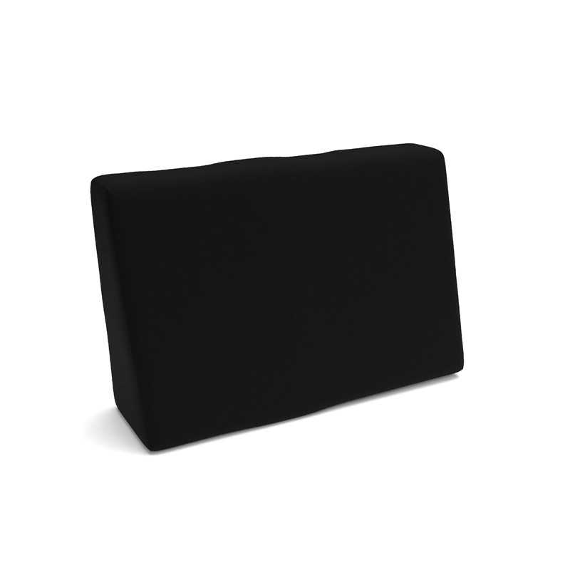 Pallet Garden Side Cushion Water-Resistant 60x40x20/10 Black