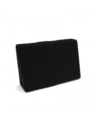 Pallet Garden Side Cushion Water-Resistant 60x40x20/10 Black