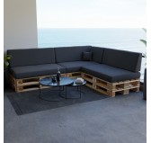 Pallet Garden Side Cushion 60x40x20/10 Anthracite