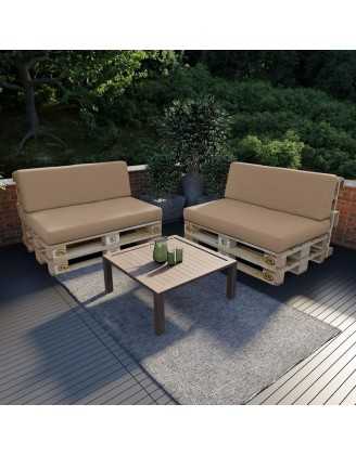Pallet Garden Seat Cushion 120x80x15 Beige