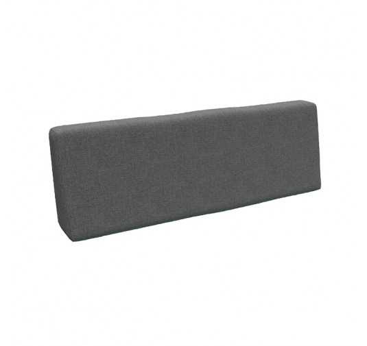 Pallet Garden Backrest Cushion 120x40x20/10 Grey
