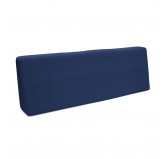 Pallet Garden Backrest Cushion 120x40x20/10 Dark Blue
