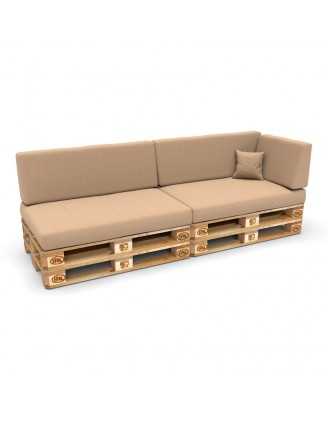 Pallet Side Cushion Cover 60x40 cm, Beige