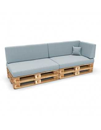 Pallet Side Cushion Cover 60x40 cm, Blue